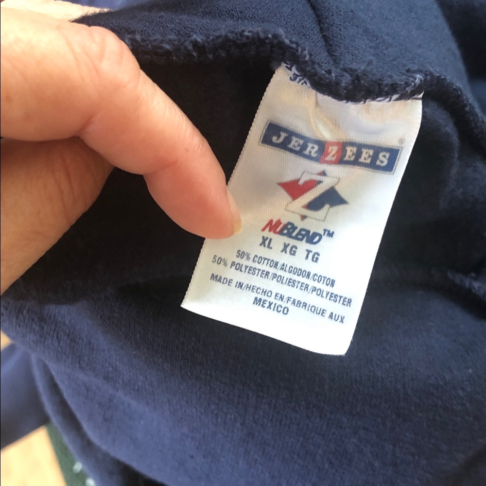 YMCA Camp Hoodie in Navy Blue - Picture 4 of 5